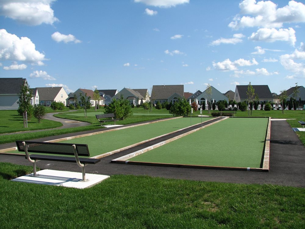 Jacksonville artificial turf bocce ball court